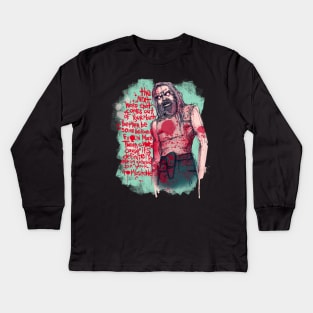 Chiseled On Your Tombstone Kids Long Sleeve T-Shirt